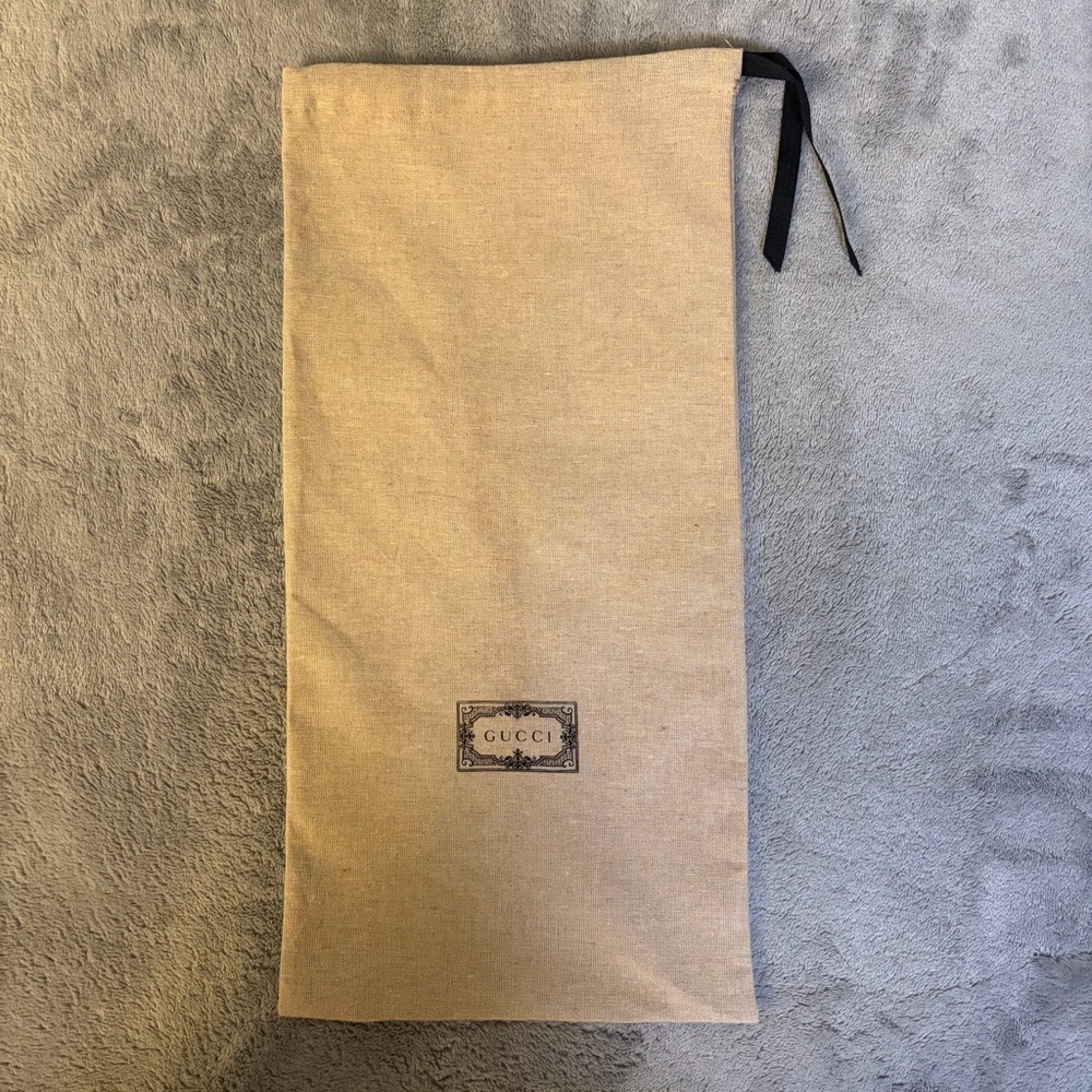 Gucci Tan Dust Bag 17.2'' x 8''